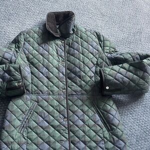 Ralph Lauren Forest Green Quilted Puffer Jacket